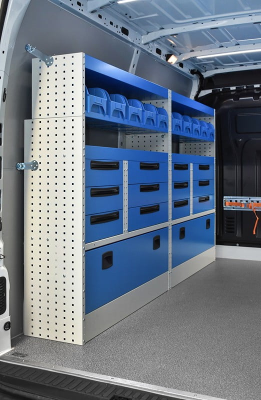 02_Рафтове, чекмеджета и контейнери от пластмаса за Master