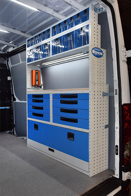 Daily с работен рафт и метални или прозрачни чекмеджета Syncro Ultra Bulgaria