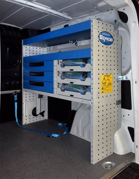 Дясна стена Doblo с поставка за куфари и чекмеджета Syncro ultra Bulgaria