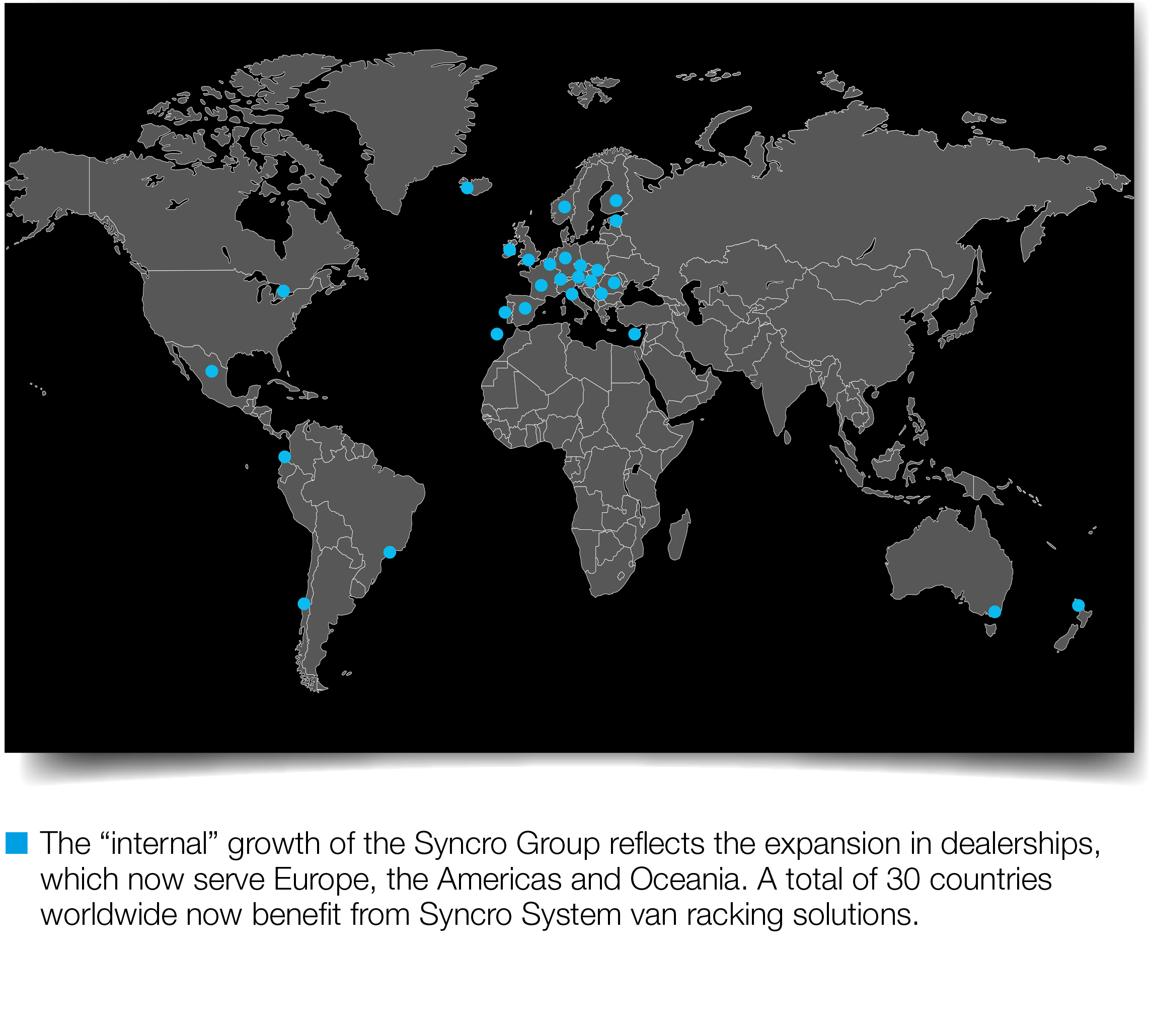 map Synchro System Bulgaria